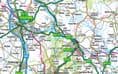 County Map of Staffordshire - 2026