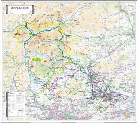 County Map of Stirling & Falkirk - 2026