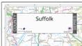 County Map of Suffolk - 2026