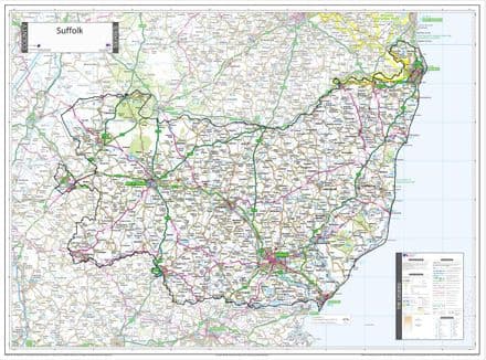 County Map of Suffolk - 2026