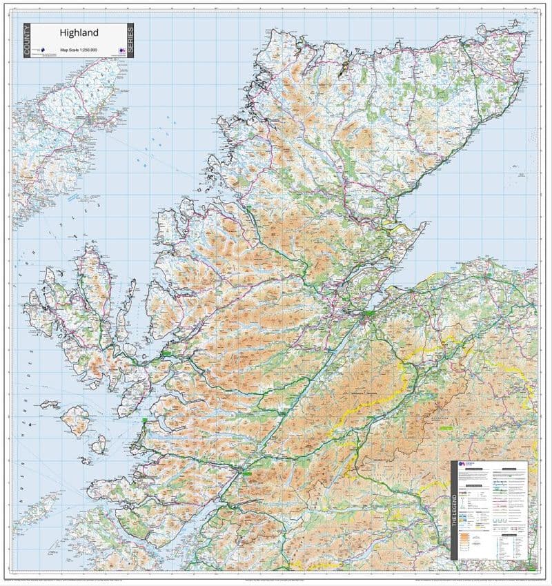 County Map of the Highlands - 2024