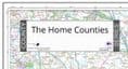 County Map of the Home Counties - 2026
