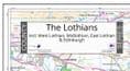 County Map of The Lothians - 2026