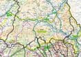 County Map of Wales - 2024