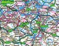 County Map of West Yorkshire - 2024