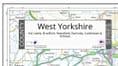 County Map of West Yorkshire - 2026