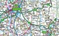 County Map of Worcestershire - 2024