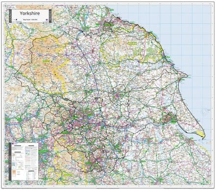 County Map of Yorkshire - Special Sheet - 2024