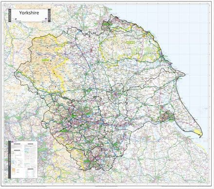 County Map of Yorkshire - Special Sheet - 2026