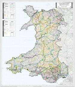 County Maps of Wales