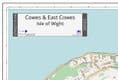 Cowes & East Cowes IOW Street Map