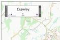 Crawley Street Map