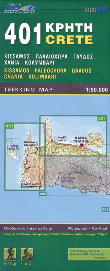 Chanda Crete Map Crete