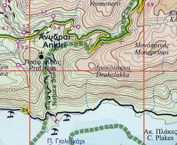 Crete - Lefka Ori - Samaria - Sfakia - Rethymno - Plakias - Hiking Map ...