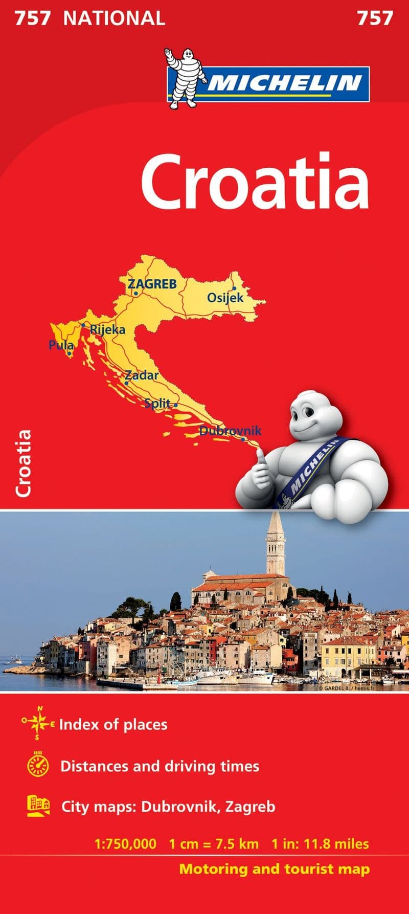 Croatia - Michelin Map 757