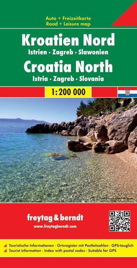 Croatia North - Freytag & Berndt 1:200,000