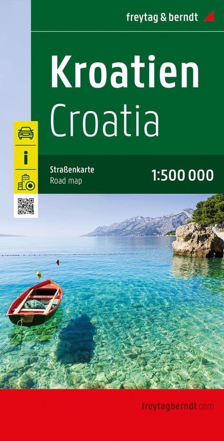 Croatia Road Map - Freytag & Berndt (FBJ165)