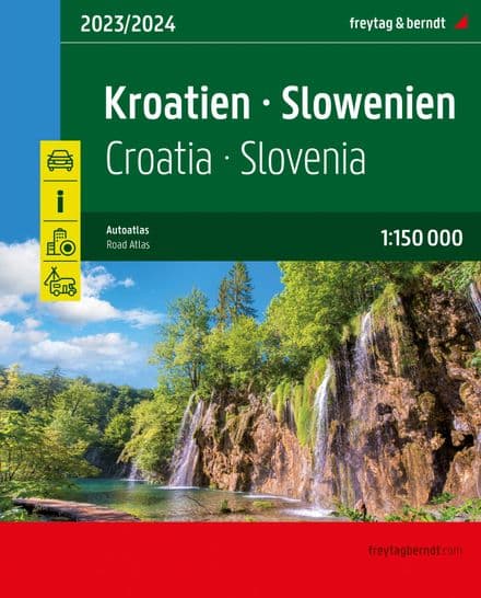 Croatia & Slovenia Road Atlas - F&B