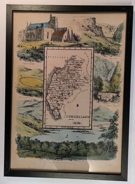 Cumberland - by Reuben Ramble - Reproduction County Map