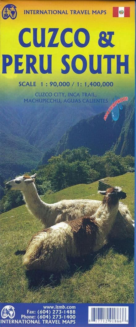 Cuzco & Peru South Travel Map - ITM