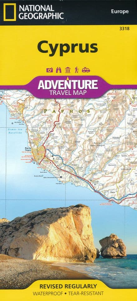 Cyprus - National Geographic Adventure Map