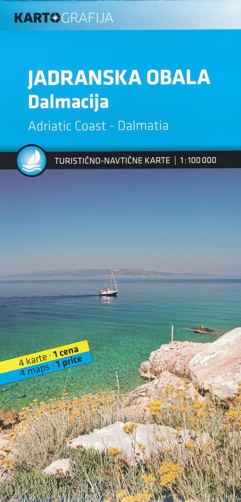Dalmatian Coast - Road and Tourist Map - Kartografija
