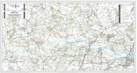 Dedham Vale - AONB Wall Map - 2024