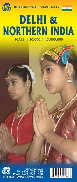 Delhi & Northern India Travel Map