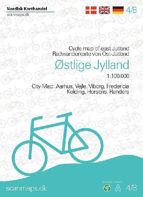 Denmark Cycling Map - 04 - East Jutland