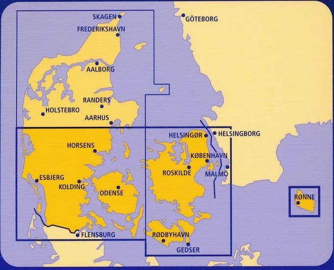 Denmark South - Road Map - K&F
