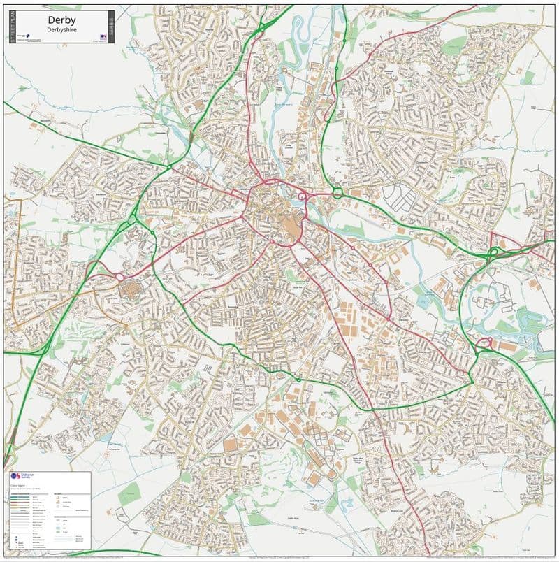 Derby Street Map
