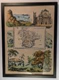 Devon - by 'Reuben Ramble' - Reproduction County Map