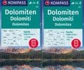 Dolomites - 4 Map Set - Kompass 672 - 1:35,000