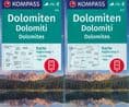 Dolomites - 4 Map Set - Kompass 672 - 1:35,000