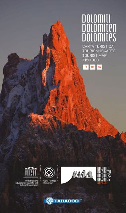 Dolomites - Unesco Tourist Map (T.10)