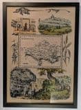 Dorset - by 'Reuben Ramble' - Reproduction County Map
