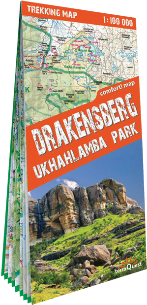 Drakensburg Trekking Map - TerraQuest