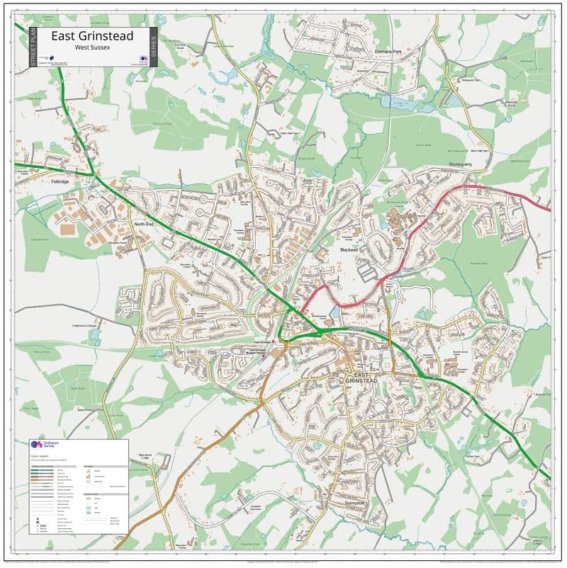 East Grinstead Street Map