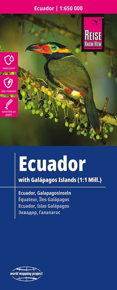 Ecuador & Galapagos islands Road Map - Reise