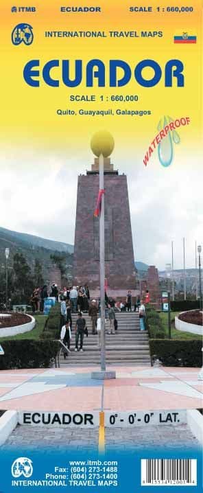 Ecuador Travel Map - ITM