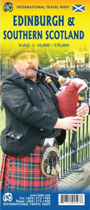 Edinburgh City & Southern Scotland Map