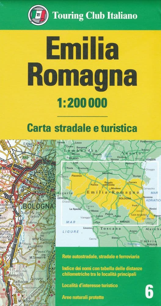 Emilia - Romagna - TCI Road Map