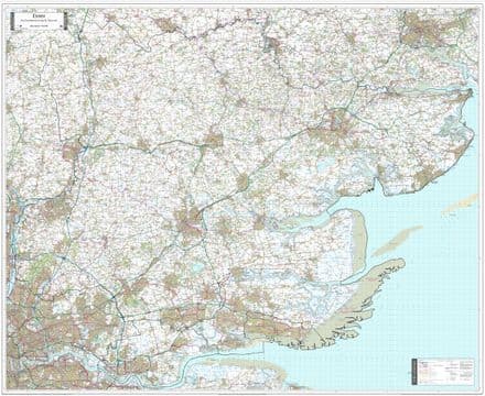 Essex - Extra Large County Wall Map - 172 x 140cm
