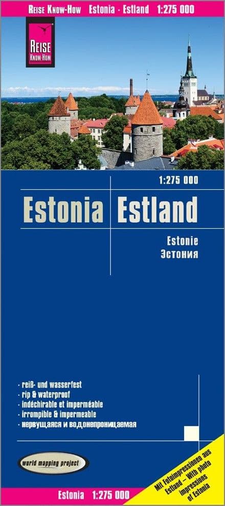 Estonia - Road Map - Reise