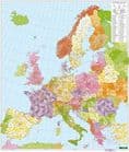 Europe Postcode Folded Map - Freytag & Berndt