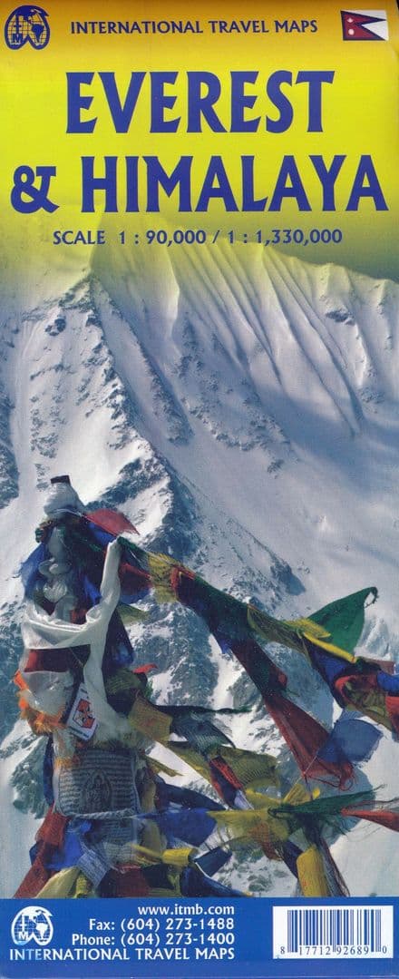 Everest & The Himalaya Travel Map - ITM