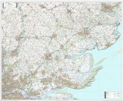Extra Large County Maps of England