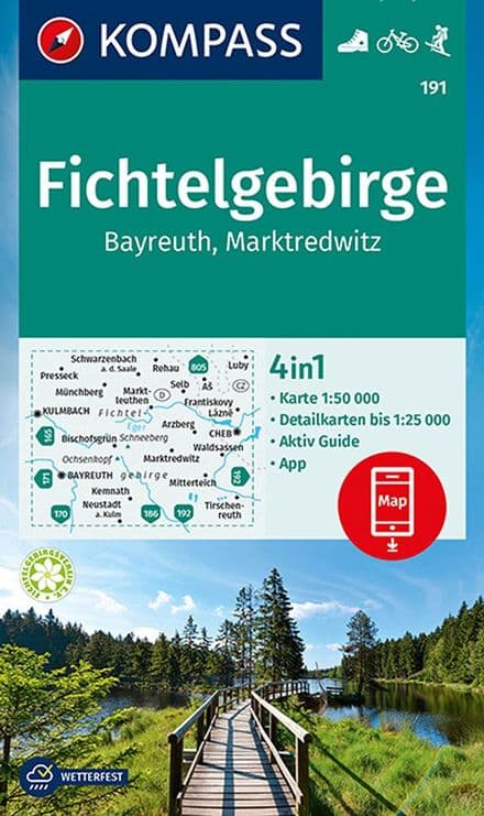 Fichtelgebirge / Bayreuth / Marktredwitz - Kompass 191