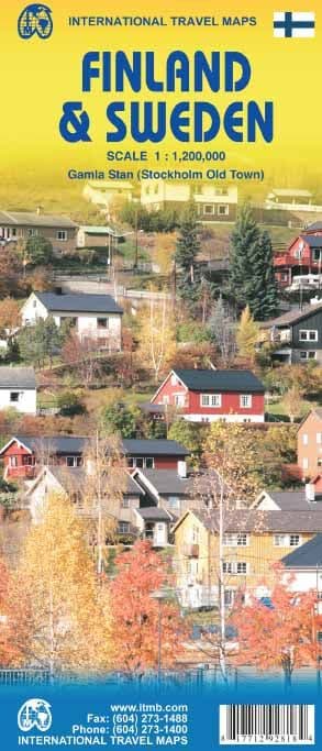 Finland & Sweden Travel Map