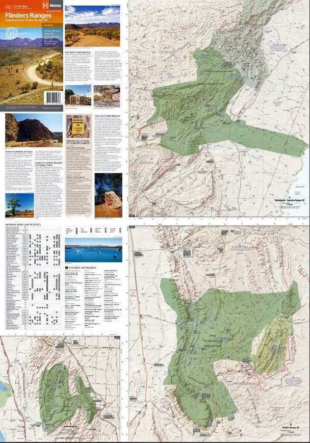 Flinders Range Map - Hema 2 070